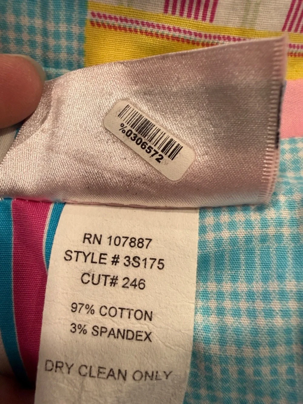Vintage Charming 3 Sisters Cottagecore Pastel Patchwork Stripe Blazer Size S
